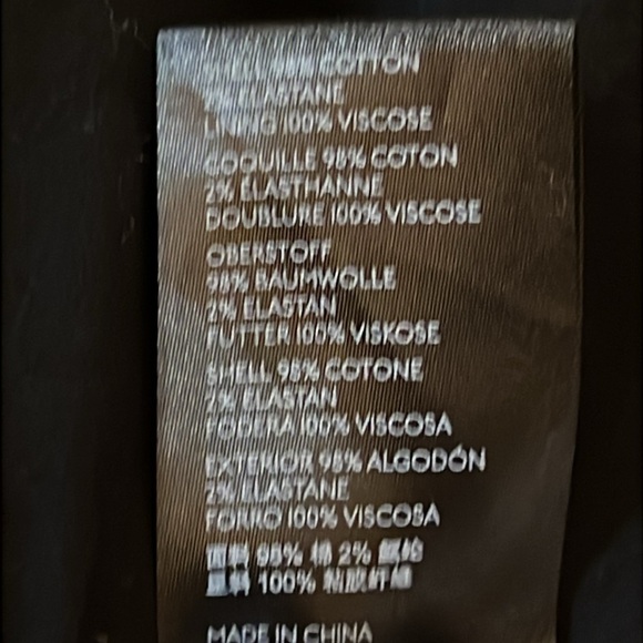 We The Free Sure Thing Bomber Corduroy Black Jacket Size XS - Picture 9 of 9